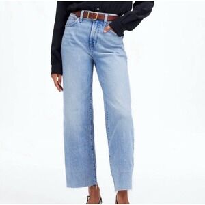 Madewell The Perfect Vintage Wide-Leg Crop Jean Womens Size 26P